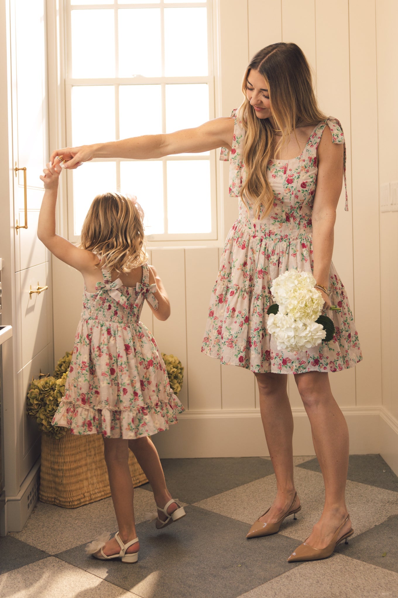 Helene Dress in Vibrant Chinz