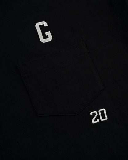 Homestead Grays Embroidered 'G' Long Sleeve Pocket Tee