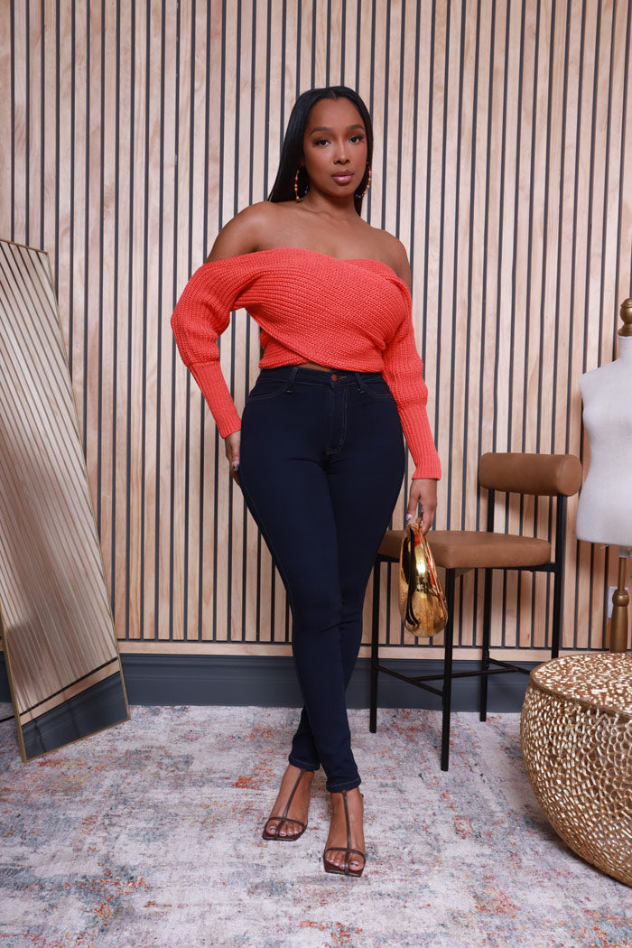 Multi Way Wrap Sweater - Fiesta