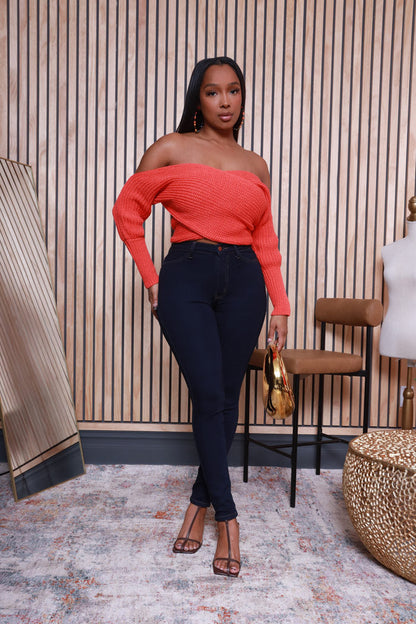 Multi Way Wrap Sweater - Fiesta