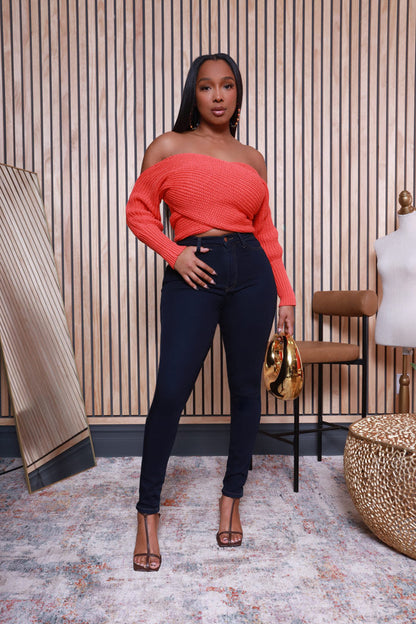 Multi Way Wrap Sweater - Fiesta