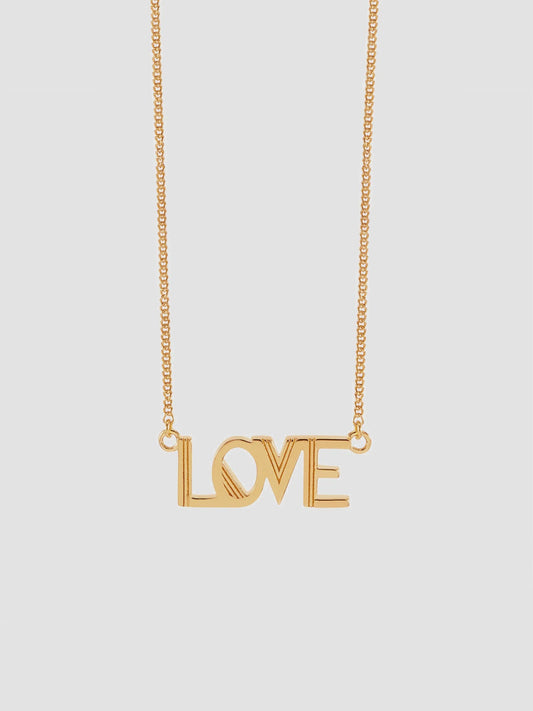 Rachel Jackson Art Deco Love Necklace