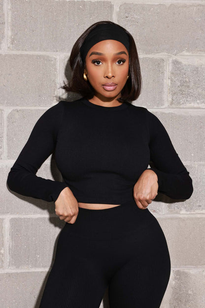 Smooth Operator Cellulite Deleter Ribbed Long Sleeve