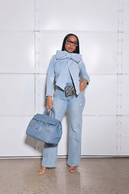 Brunch Date High Rise Denim - Light Wash Flare Jeans
