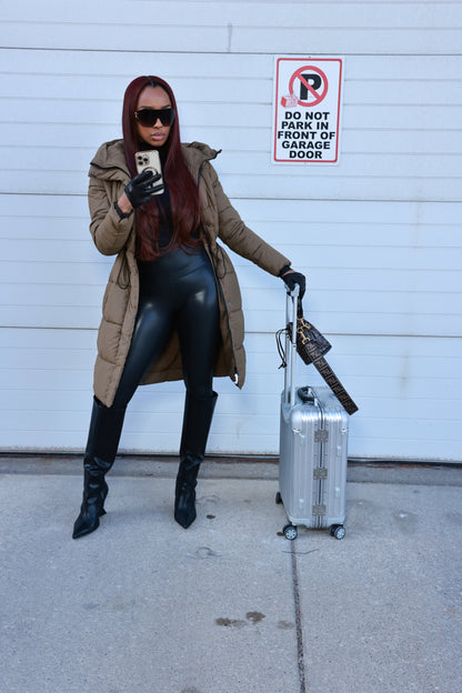 Last Layer Puffer Coat - Olive
