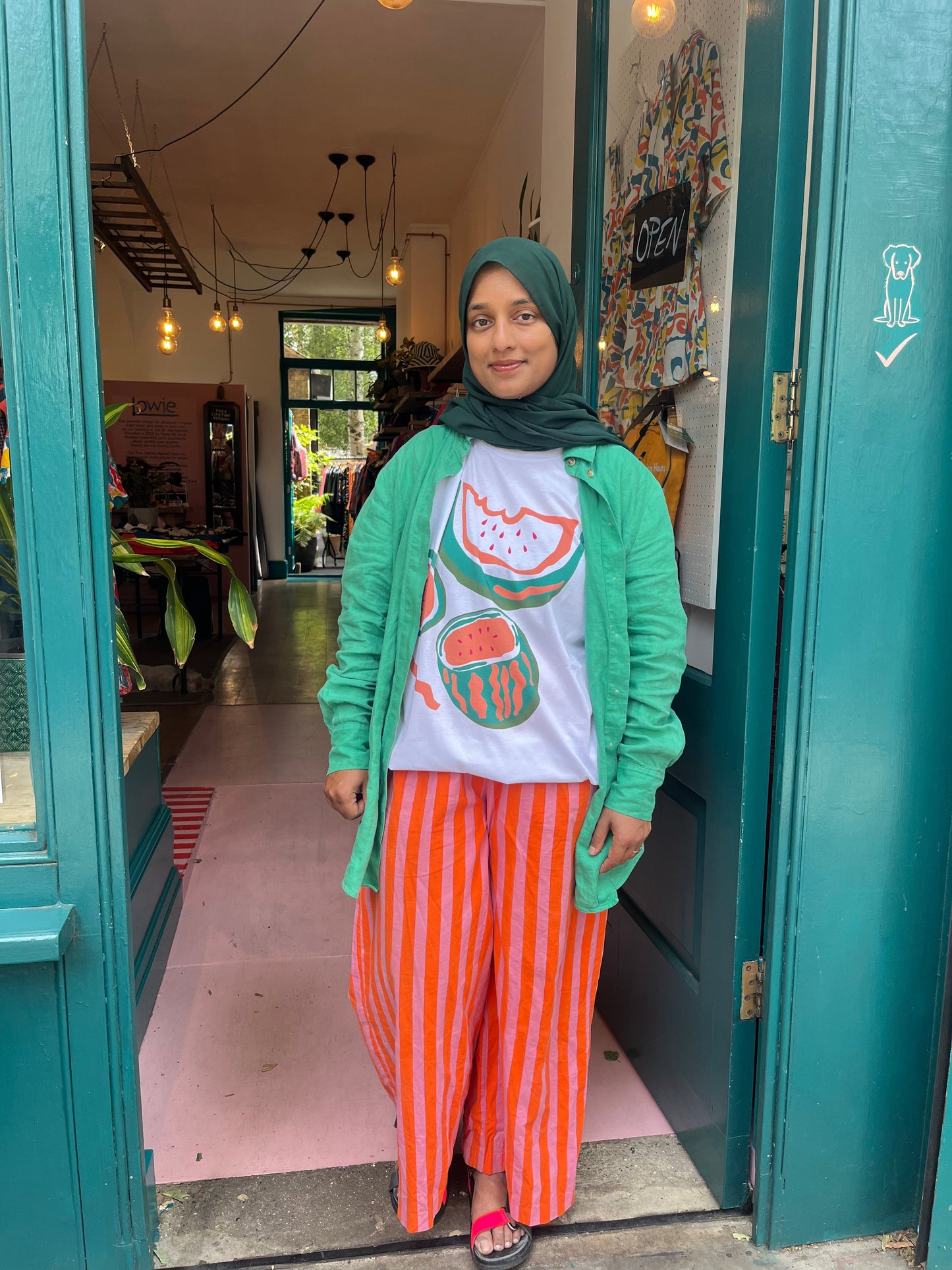Miss Pompom Unisex Oversized Watermelon T-Shirt
