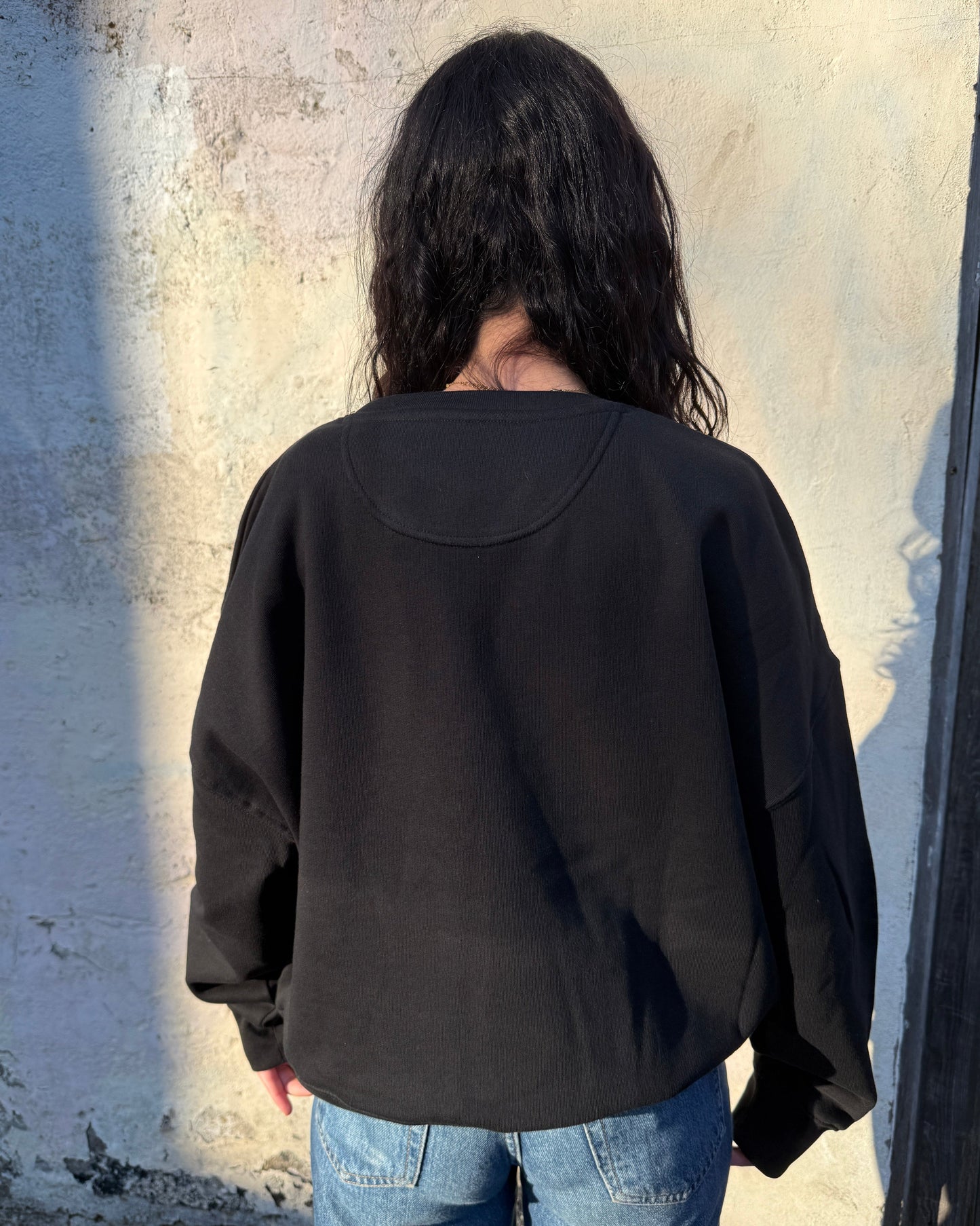 Miss PomPom Funny Face Sweatshirt