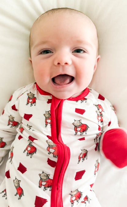 arkansas wild boar unisex kids pajamas