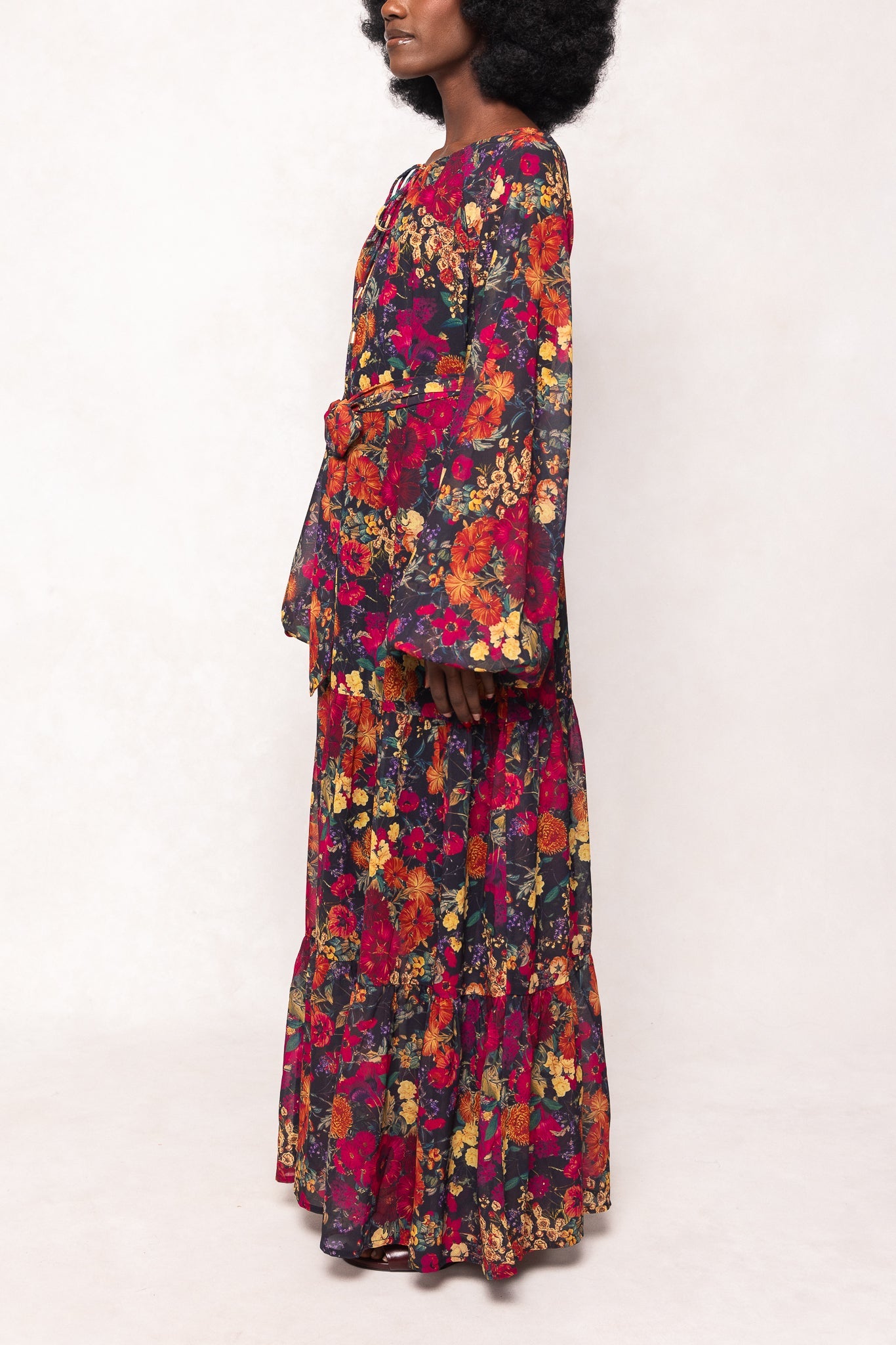 Imogen Dress in Night Garden
