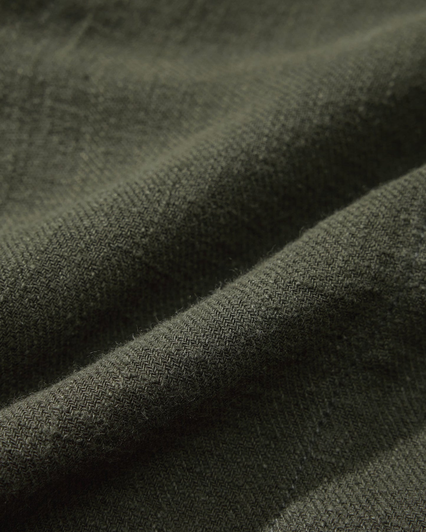 Nelson Ramie Stand Up Collar Blazer - Dark Olive