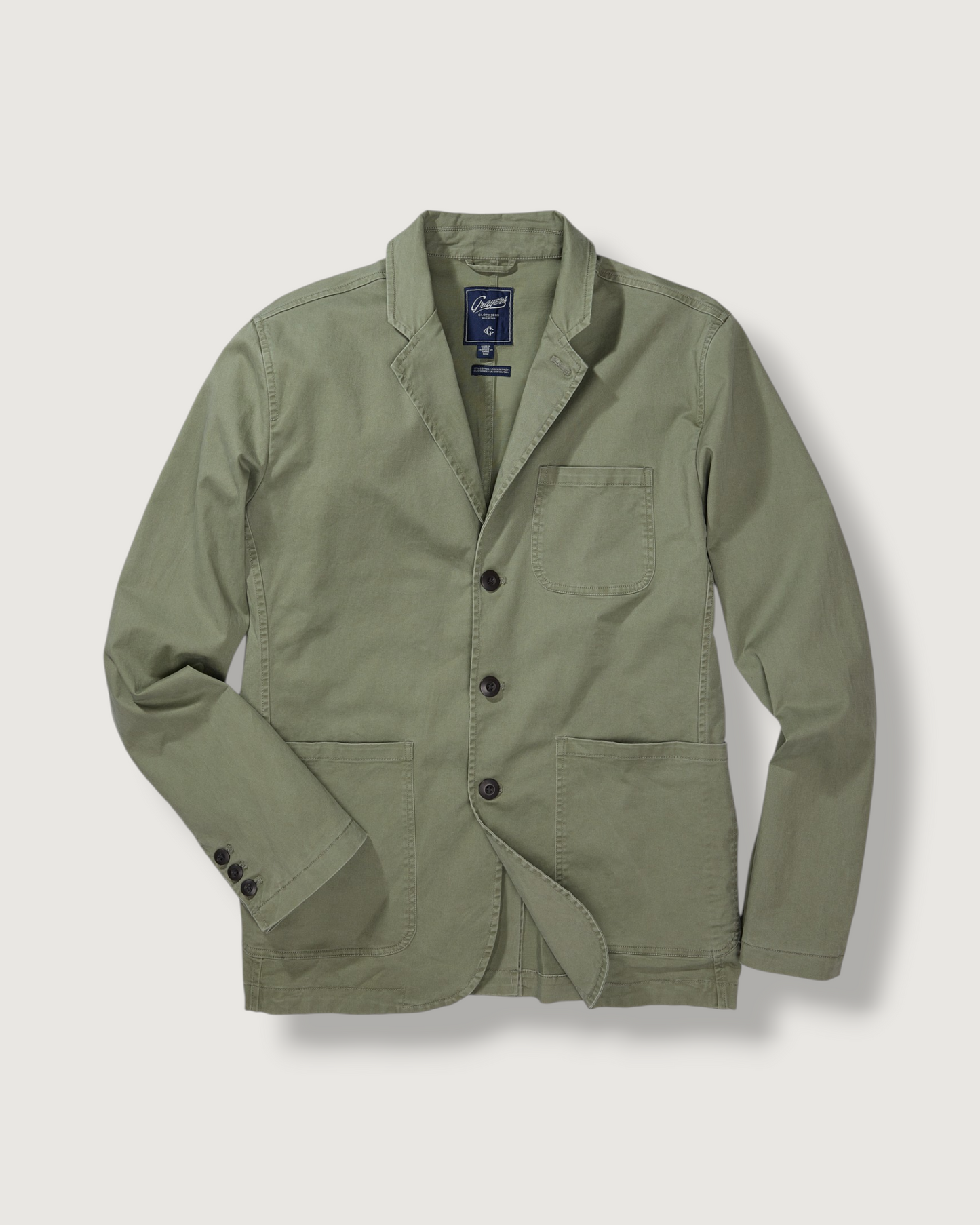 Thompson Stretch Blazer - Olive