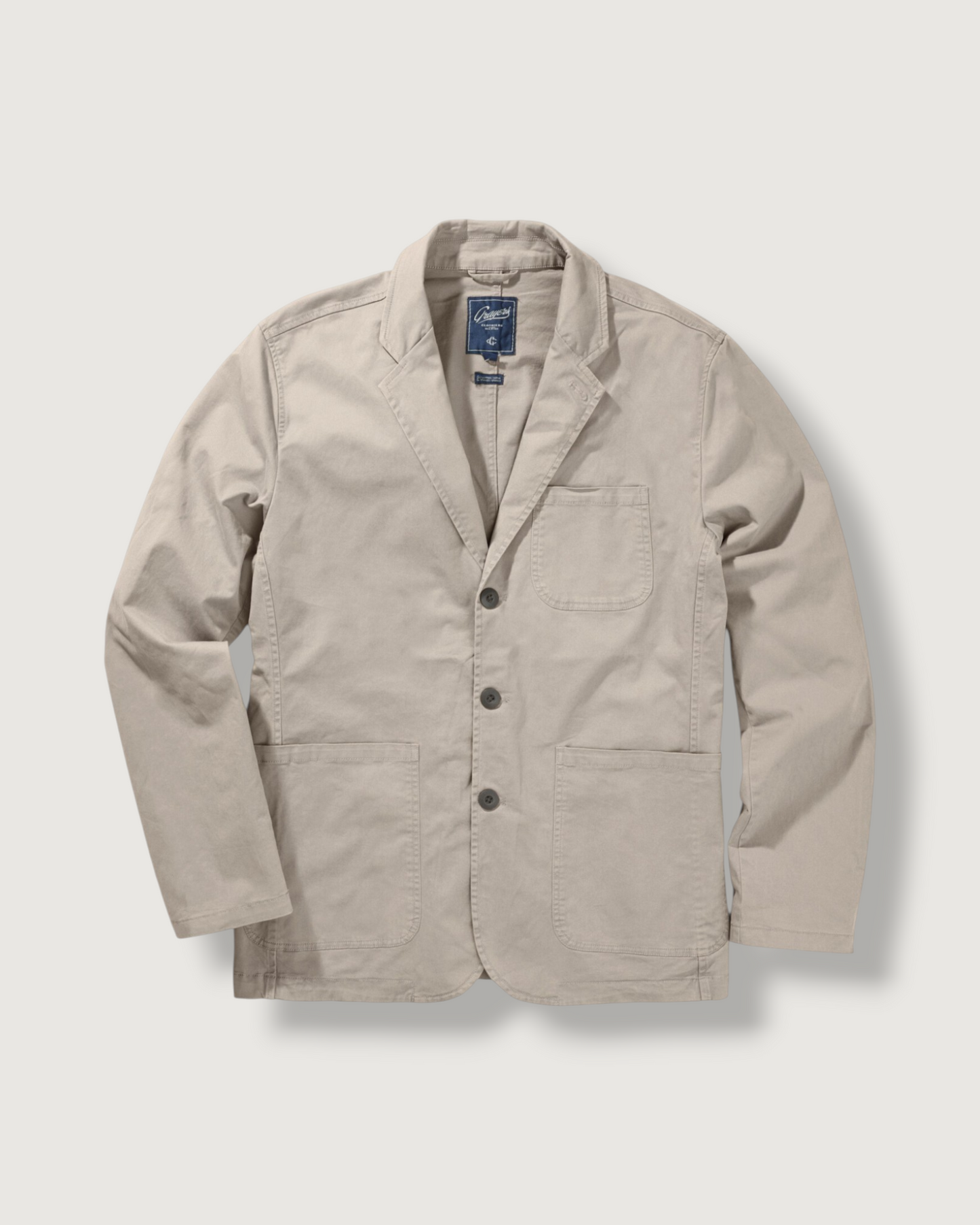Thompson Stretch Blazer - Stone