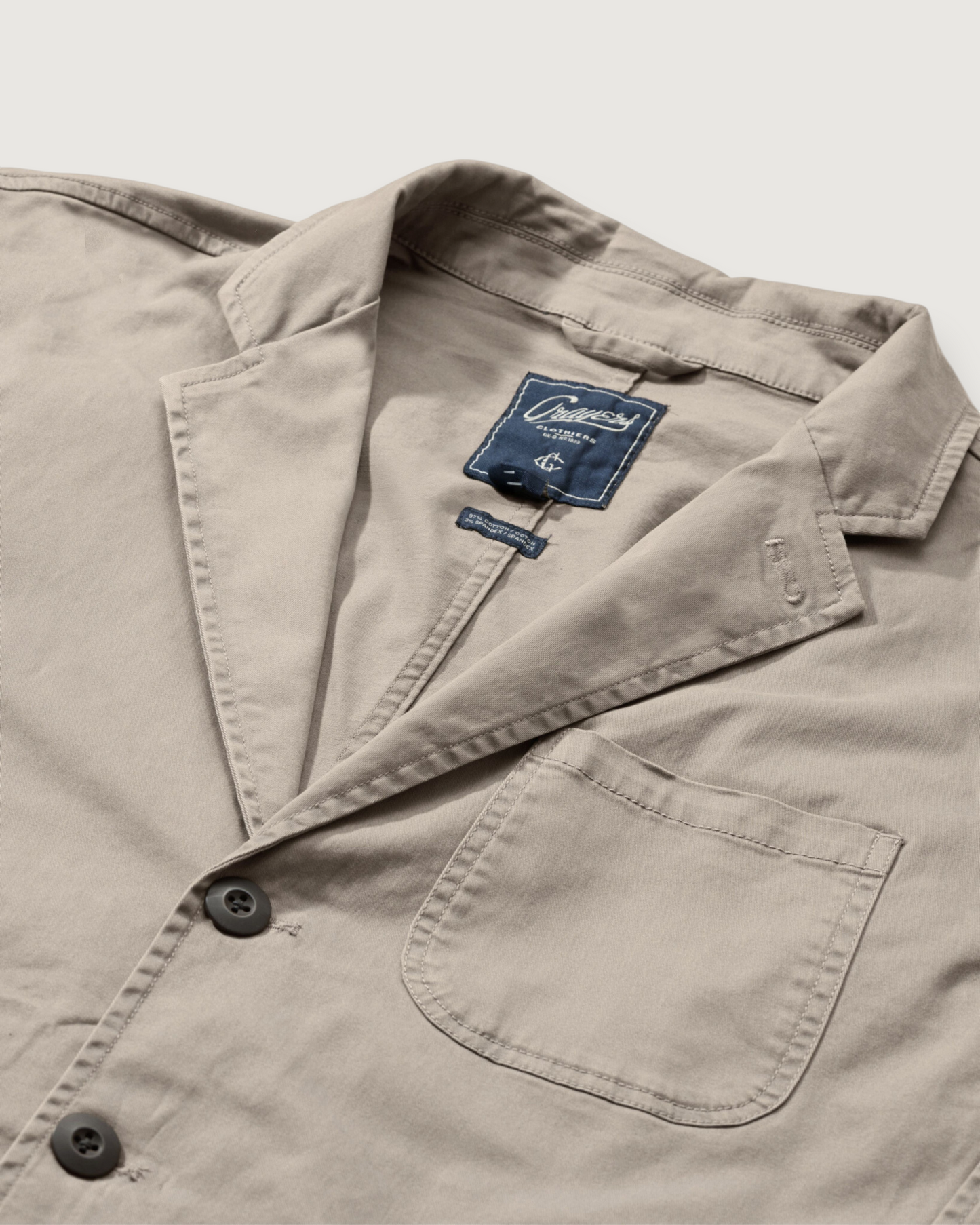 Thompson Stretch Blazer - Stone