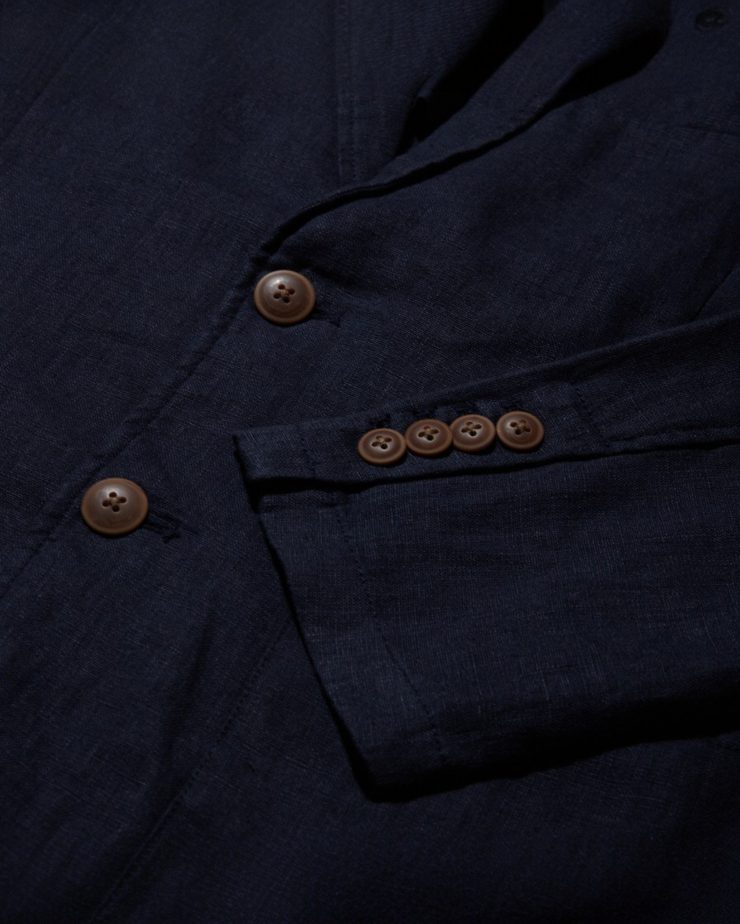 Bal Harbour 2 Button Linen Blazer - Navy