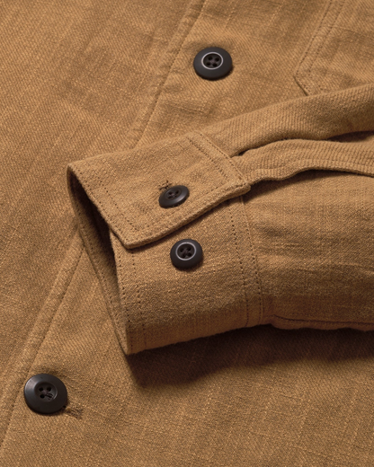 Ramie Chore Jacket - Tobacco