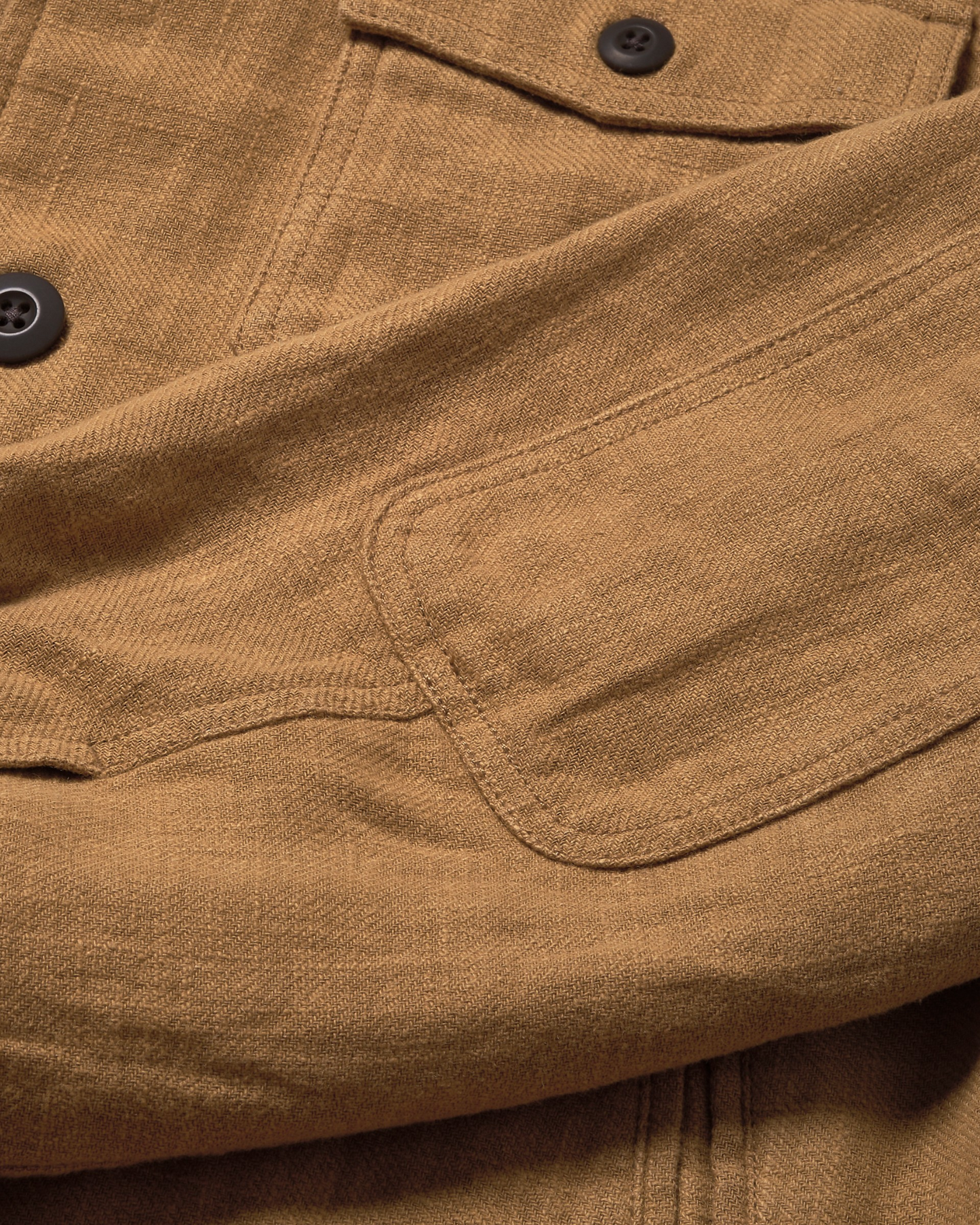 Ramie Chore Jacket - Tobacco