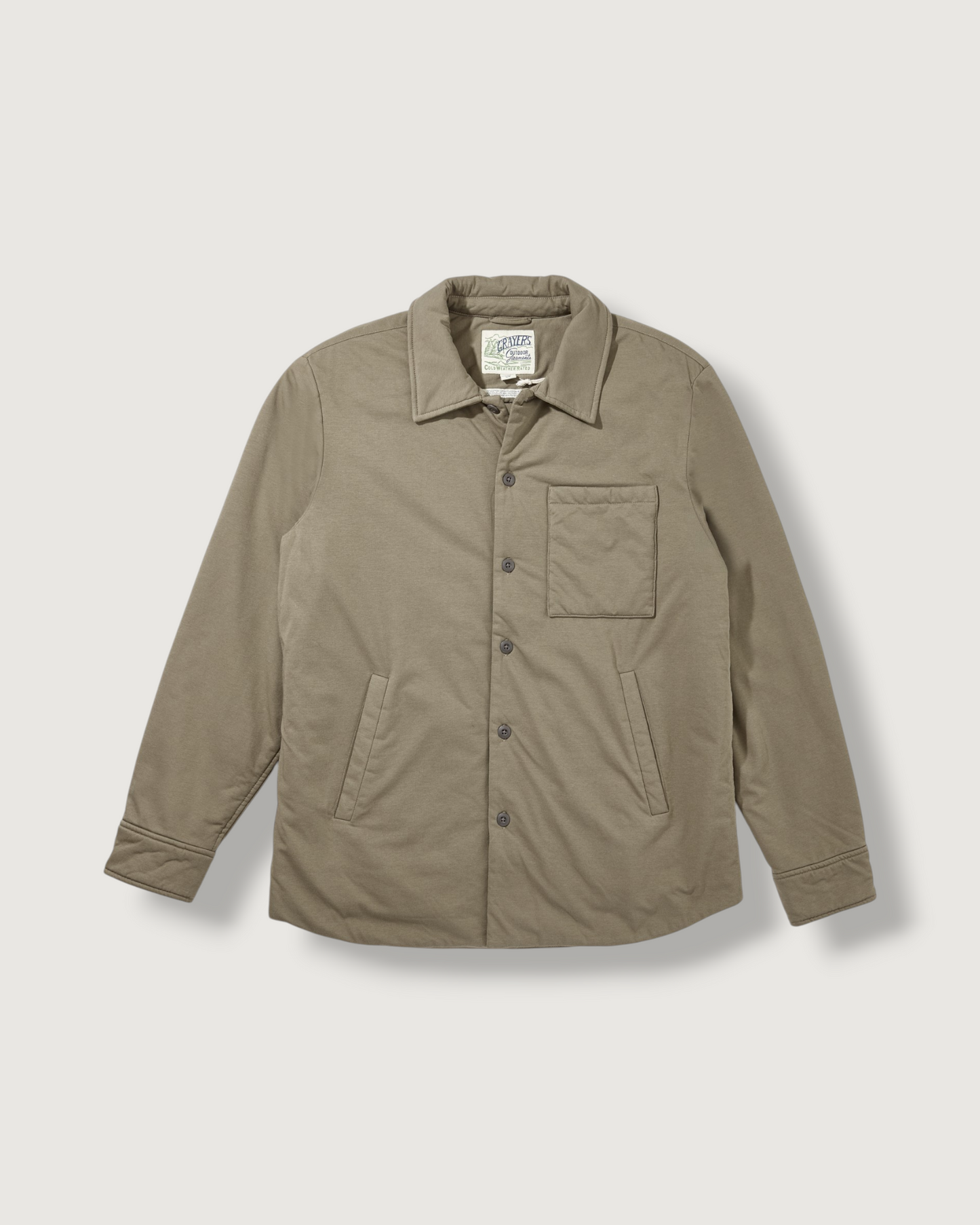Wellington Padded Jersey Jacket - Canteen