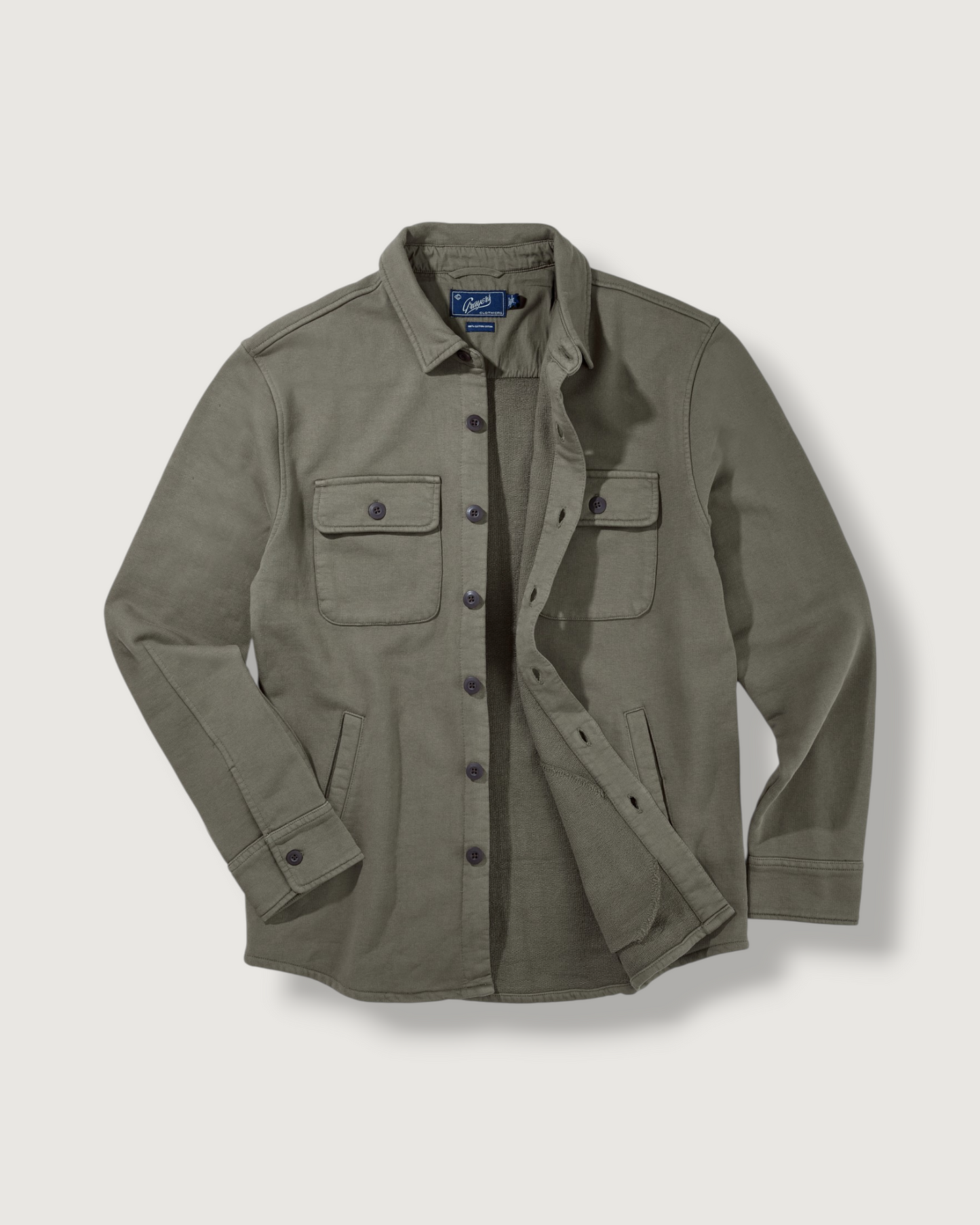Defender Terry CPO Jacket - Faded Olive