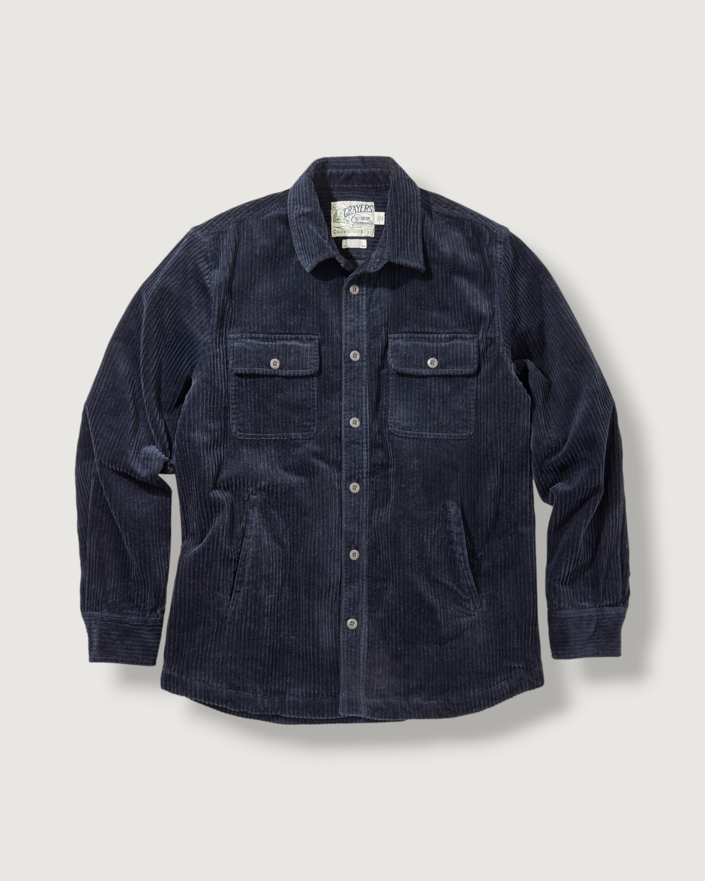 Catalina Rope Cord Shirt Jacket - Navy