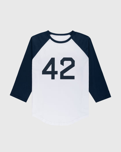 Jackie Robinson '42' Vintage Baseball Tee