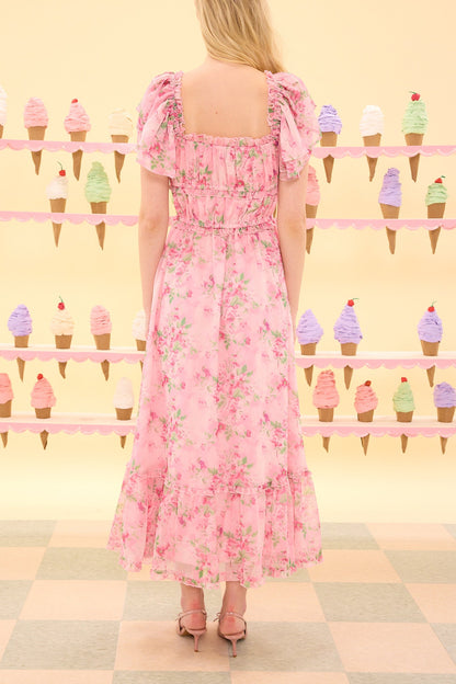 Juliana Dress in Rose Trance