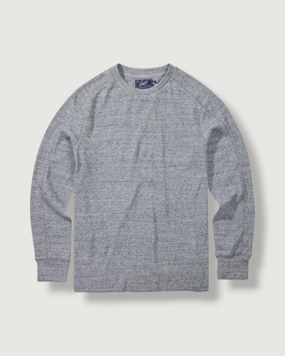 New Spencer Waffle Crew - Gray Marl