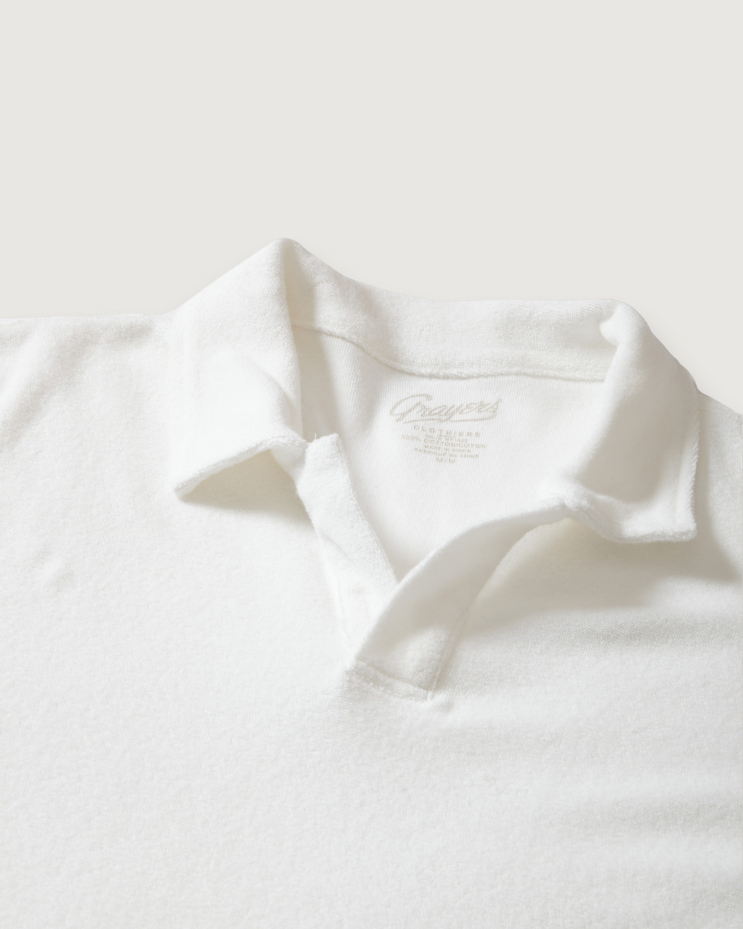 Riviera Terry Polo - White