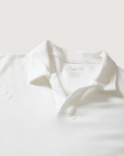 Riviera Terry Polo - White