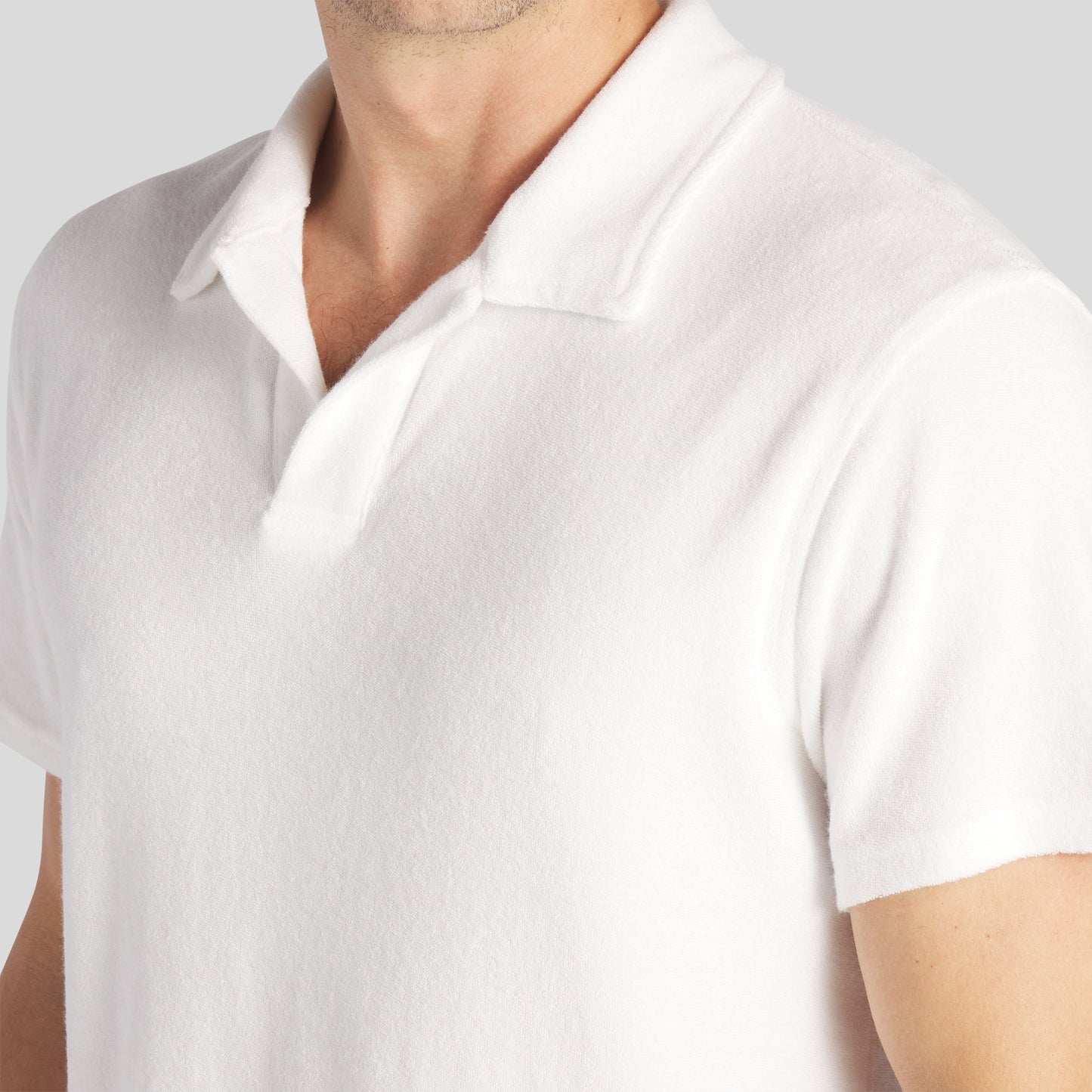 Riviera Terry Polo - White