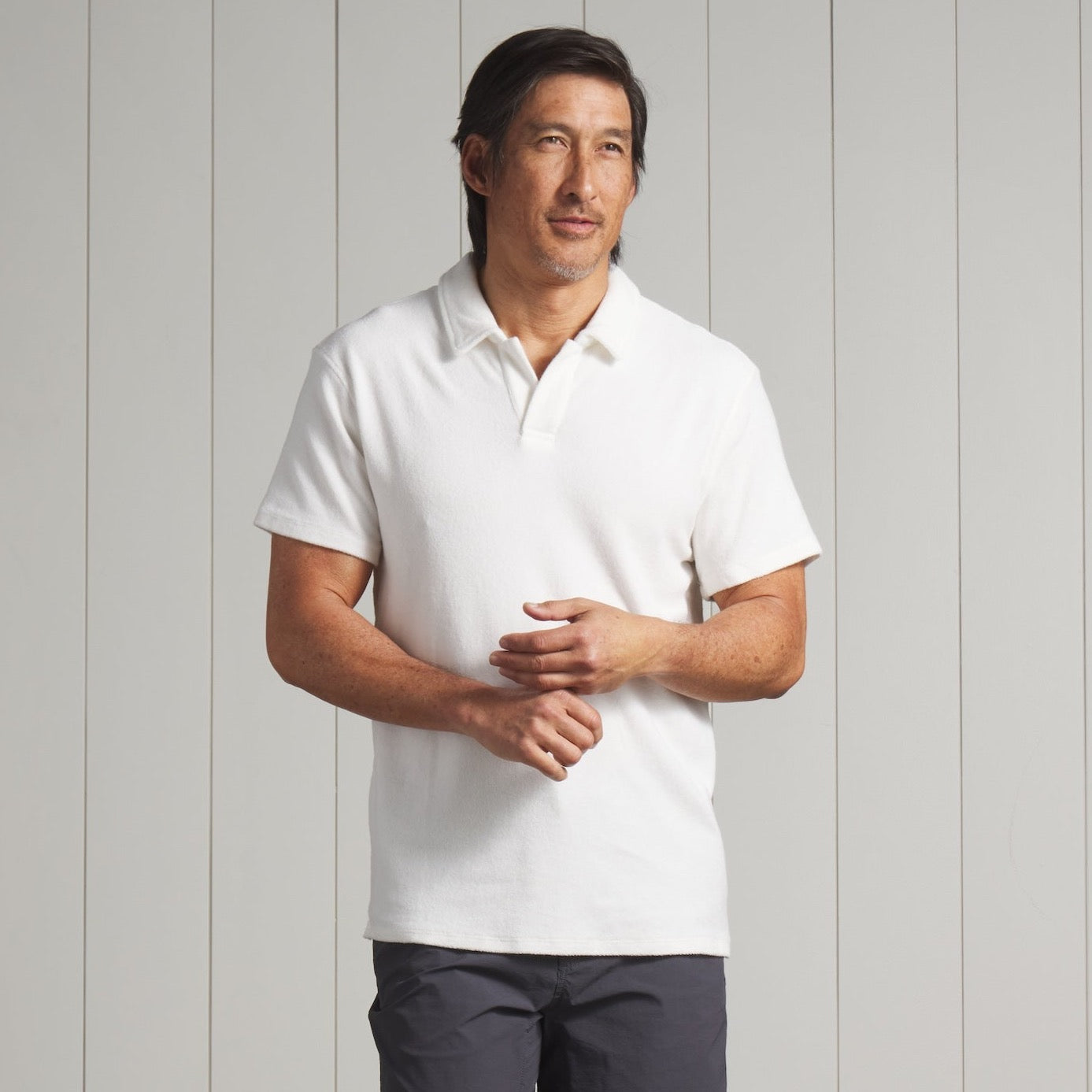 Riviera Terry Polo - White