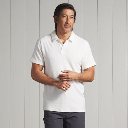 Riviera Terry Polo - White