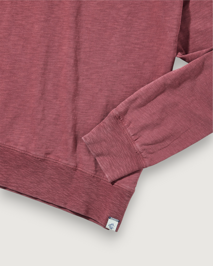 Hewitt Garment Dyed Hoodie - Brandy