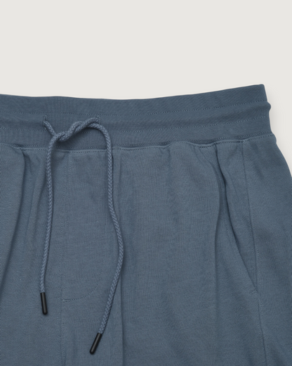 Elevated Jersey Draw Cord Shorts 8" - Blue Moon