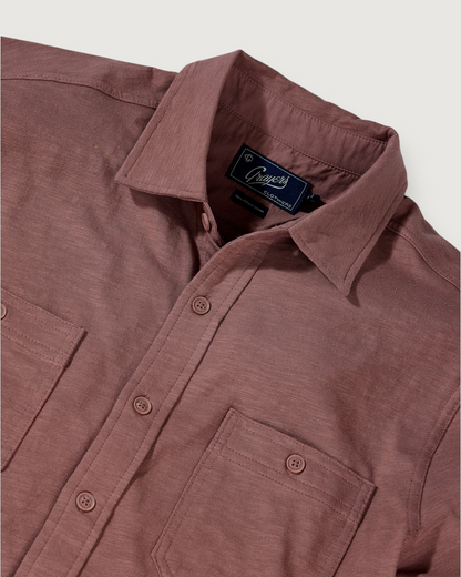 Flex Everyday Knit Short Sleeve Shirt - Marron