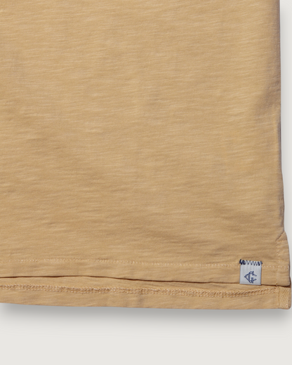 Sunwashed 2 Button Polo - Pineapple Slice