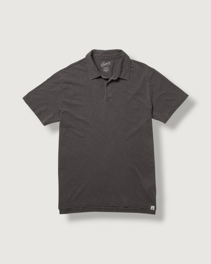 Sunwashed 2 Button Polo - Castle Rock