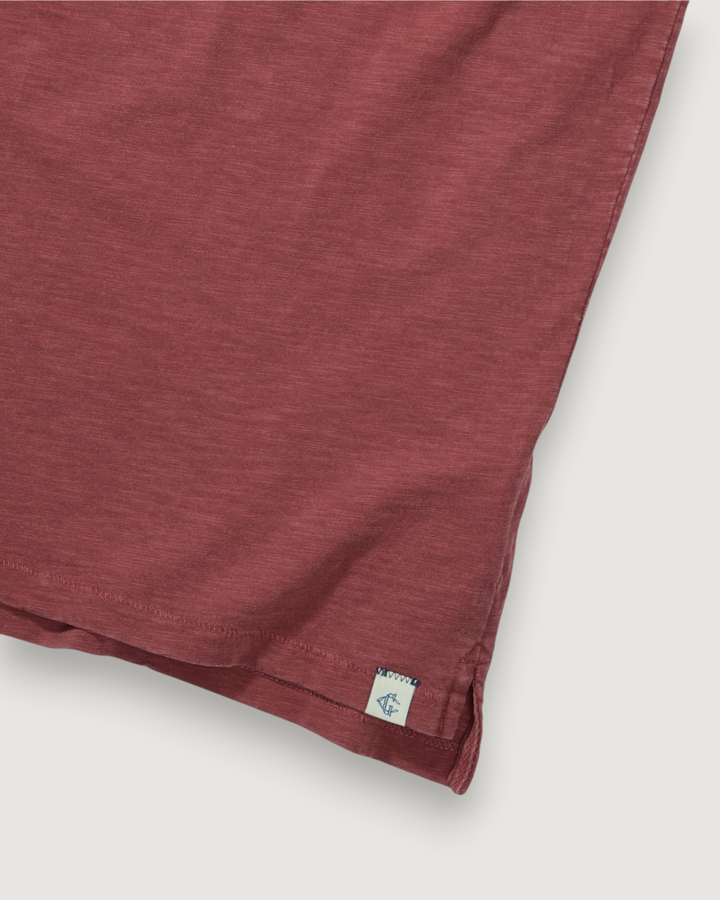 Sunwashed 2 Button Polo - Marsala