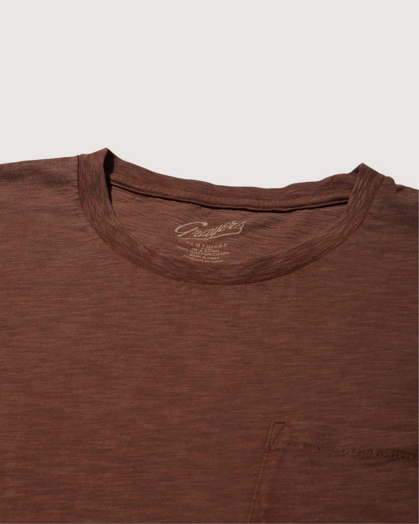 Sunwashed Pocket Tee - Rubber