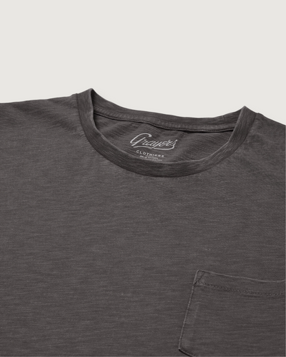 Sunwashed Pocket Tee - Castle Rock