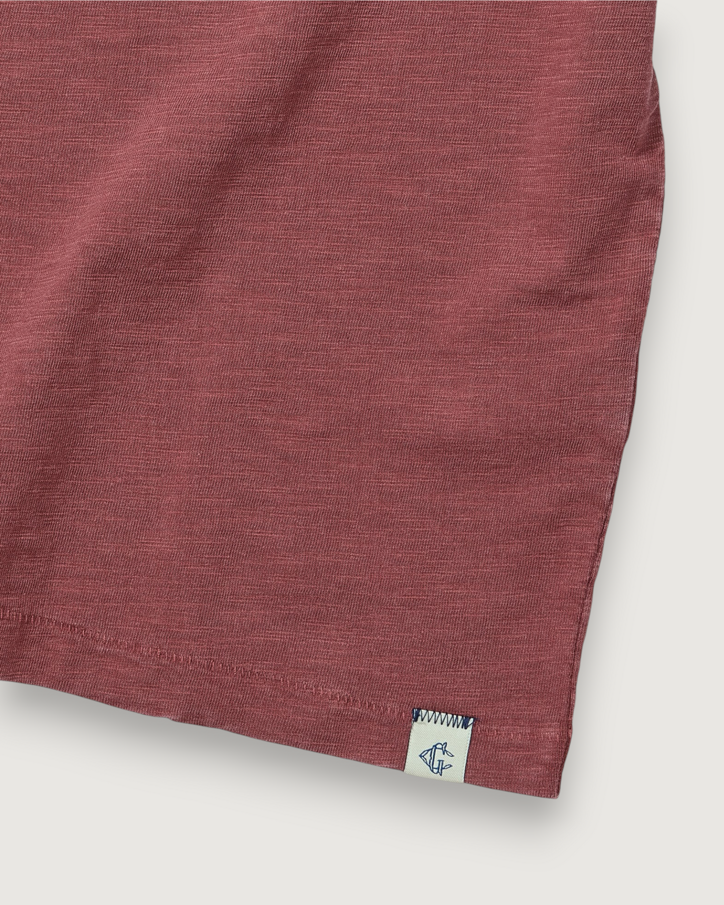 Sunwashed Pocket Tee - Marsala