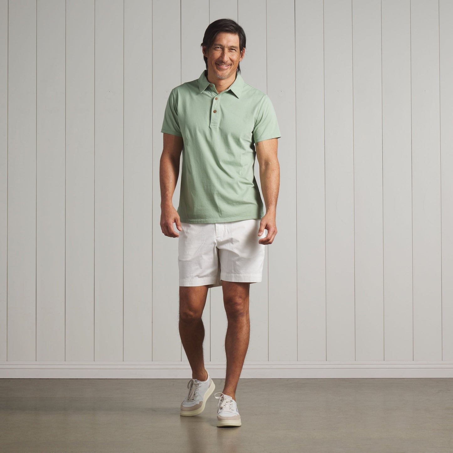 Thompson Flex Stretch Shorts 7"- White