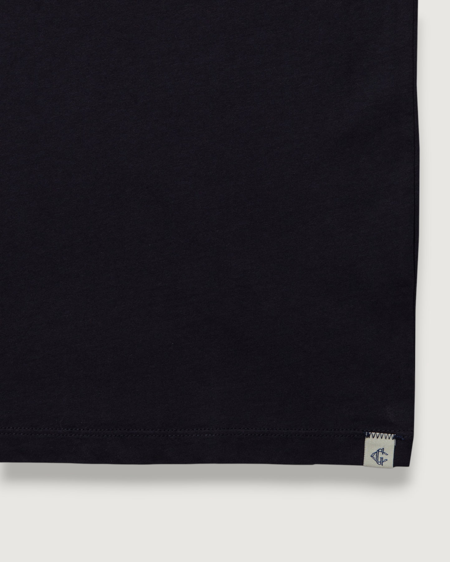 Pima Cotton Pocket Tee - Navy