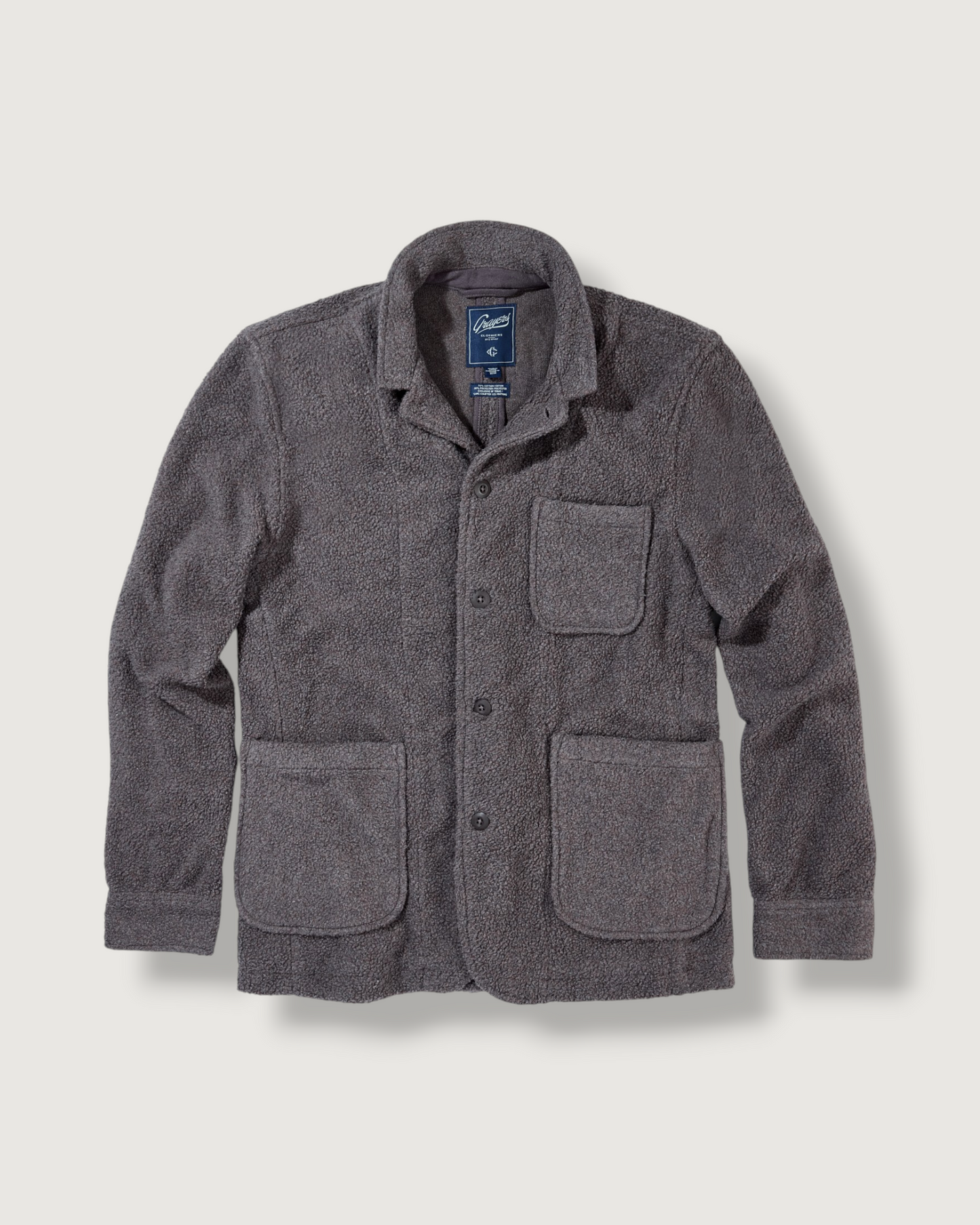 New Albemarle Fleece Blazer - Chocolate Plum