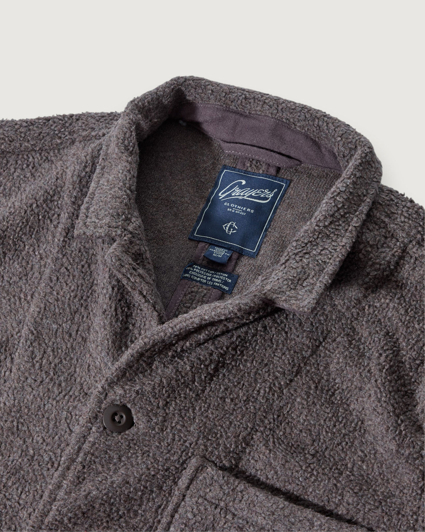 New Albemarle Fleece Blazer - Chocolate Plum