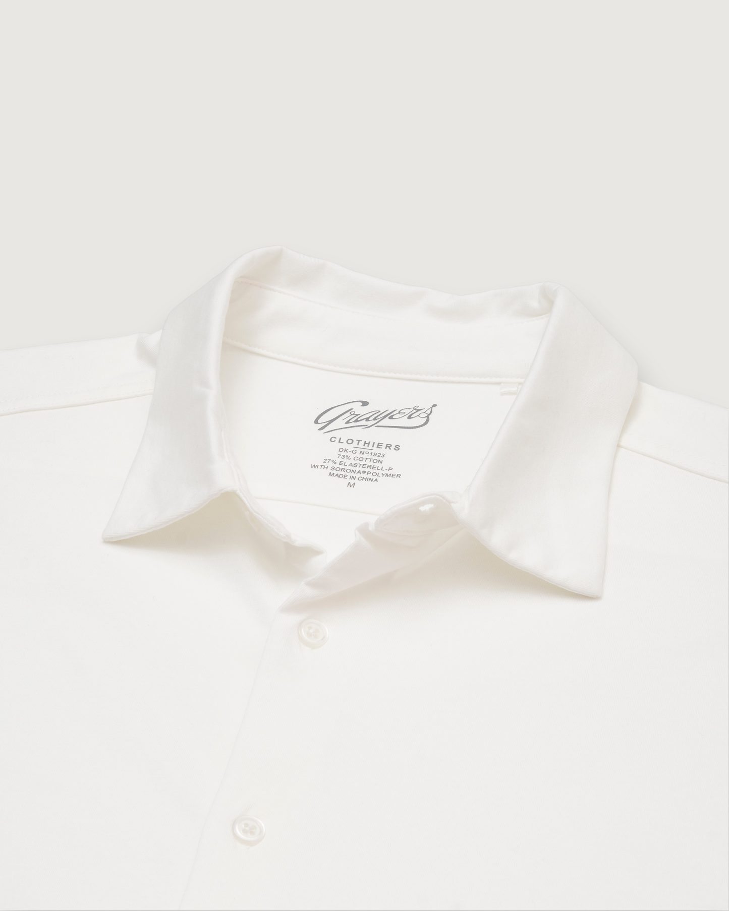 Hackett Cotton Sorona Knit Shirt - White