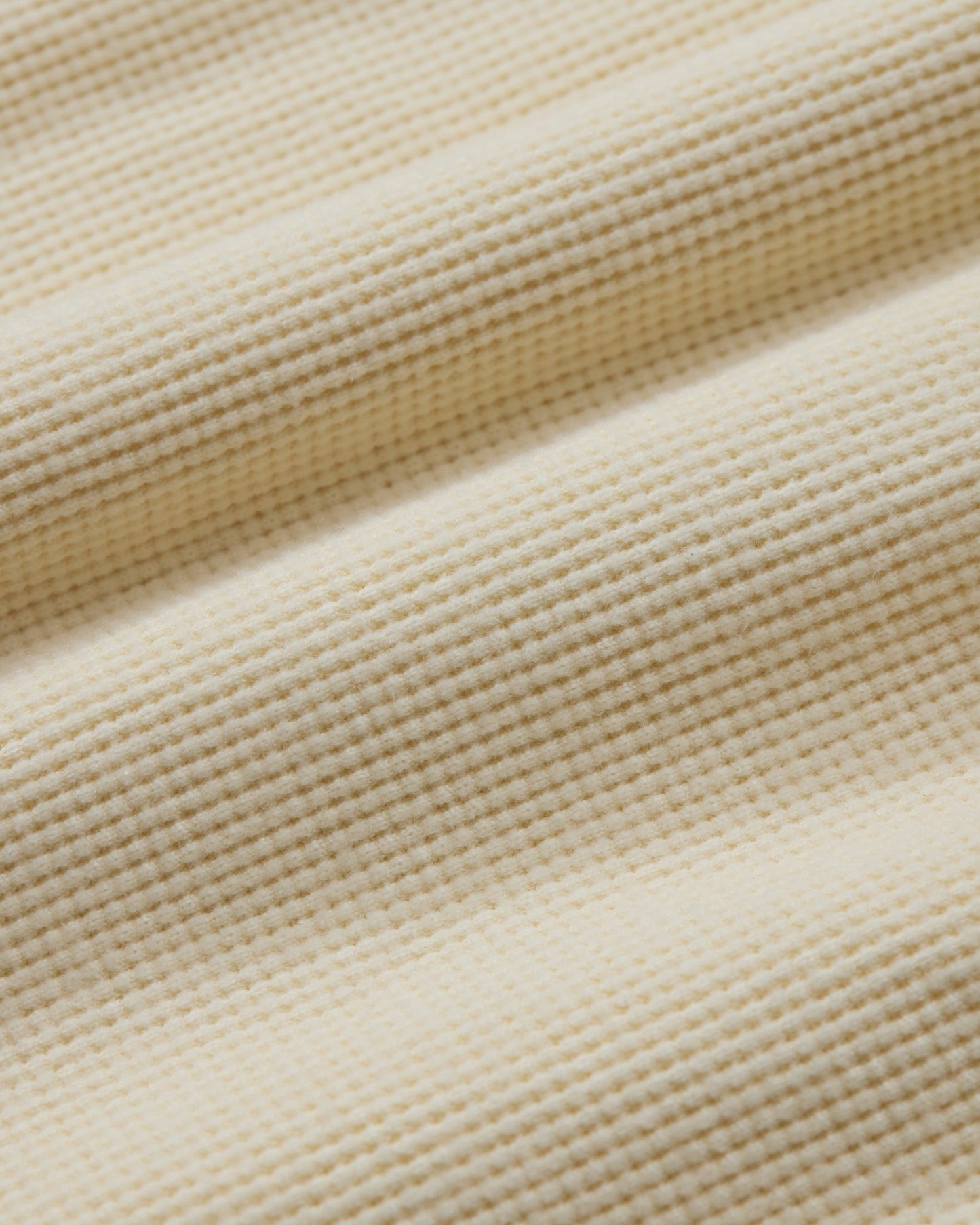 Waffle Johnny Collar Polo - Cream
