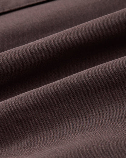 Printed Stretch Cotton Jersey - Plum
