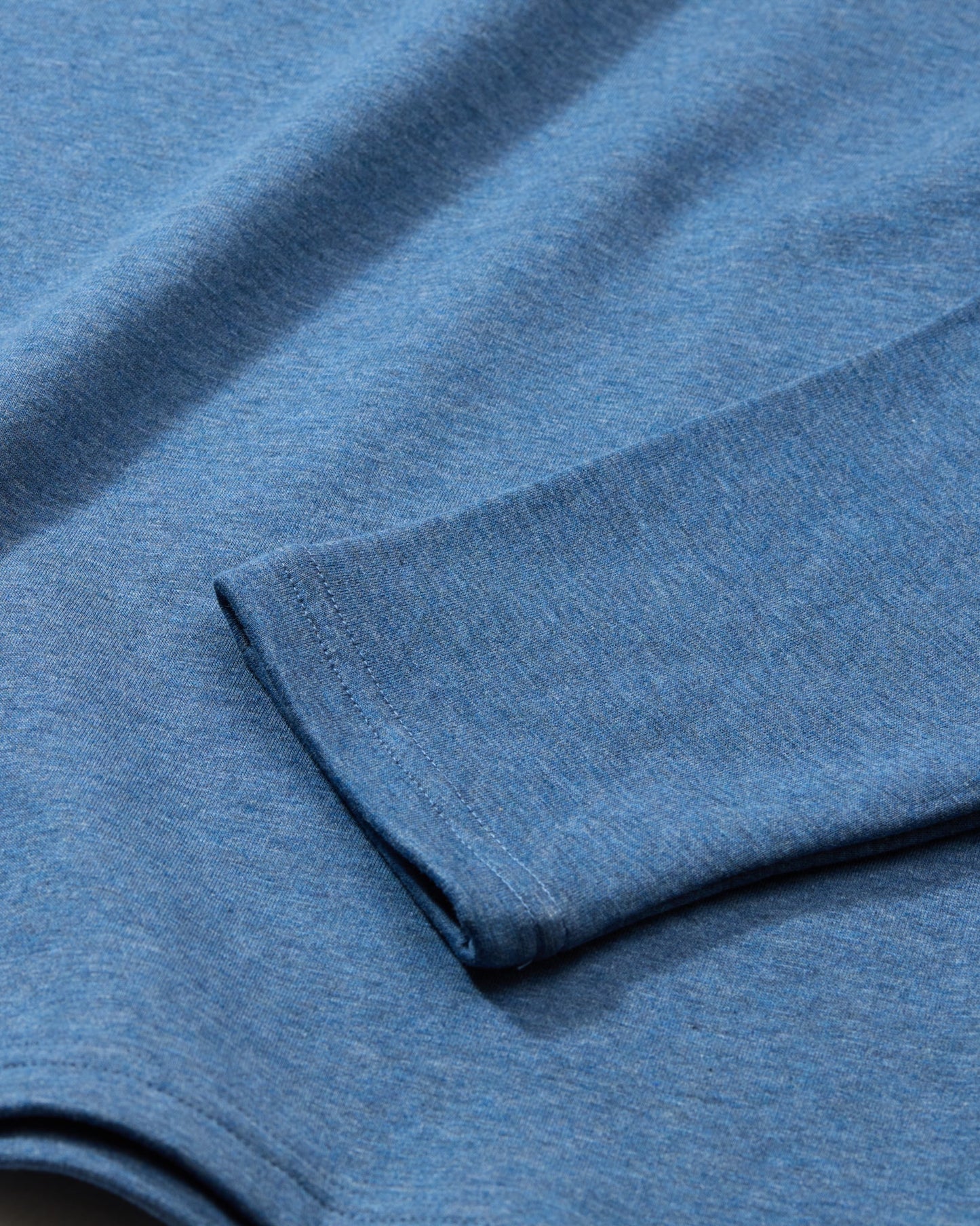 Harrison Double Knit 1/4 Zip - Blue Heather