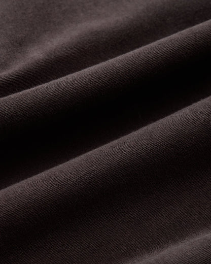 Pembroke Sueded Rib Jacquard 1/4 Zip - Dark Chocolate