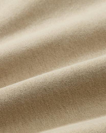 Pembroke Sueded Rib Jacquard 1/4 Zip - Mocha